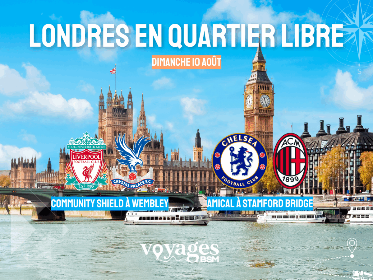 LONDRES EN QUARTIER LIBRE <br> DIMANCHE 10 AOÛT