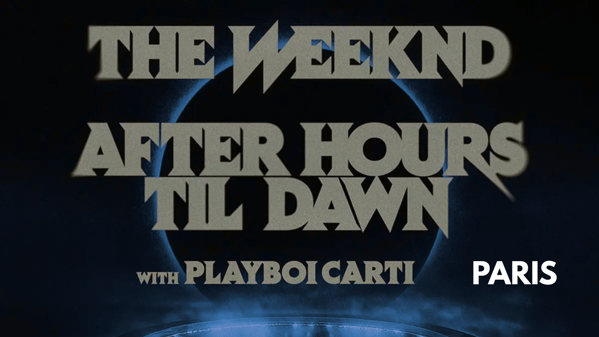THE WEEKND PARIS <br> MERCREDI 8 JUILLET 2026