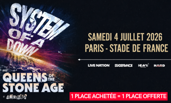SYSTEM OF A DOWN <br> SAMEDI 4 JUILLET 2026