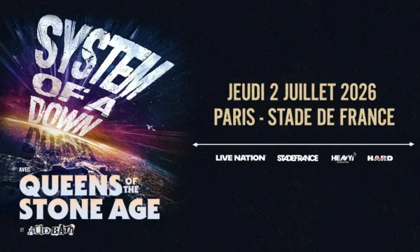 SYSTEM OF A DOWN <br> JEUDI 2 JUILLET 2026