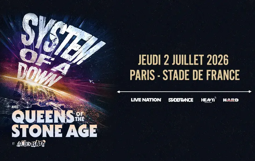 SYSTEM OF A DOWN <br> SAMEDI 4 JUILLET 2026