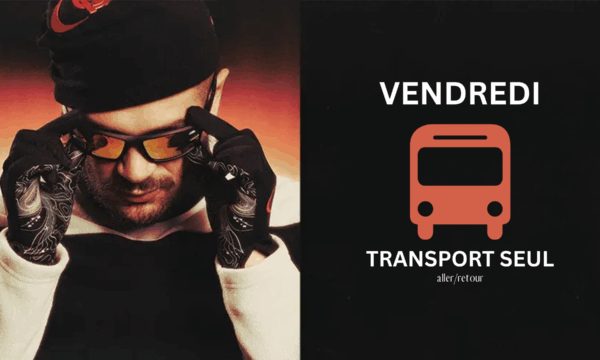 [BUS 1] JUL TRANSPORT SEUL <br> VENDREDI 15 MAI 2026