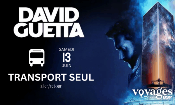 DAVID GUETTA TRANSPORT SEUL <br> SAMEDI 13 JUIN