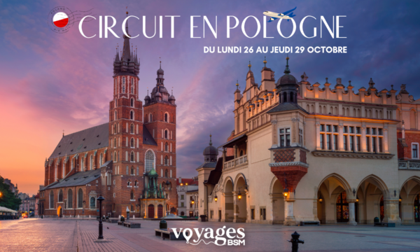 CIRCUIT EN POLOGNE <br> DU 26 AU 29 OCTOBRE 2026