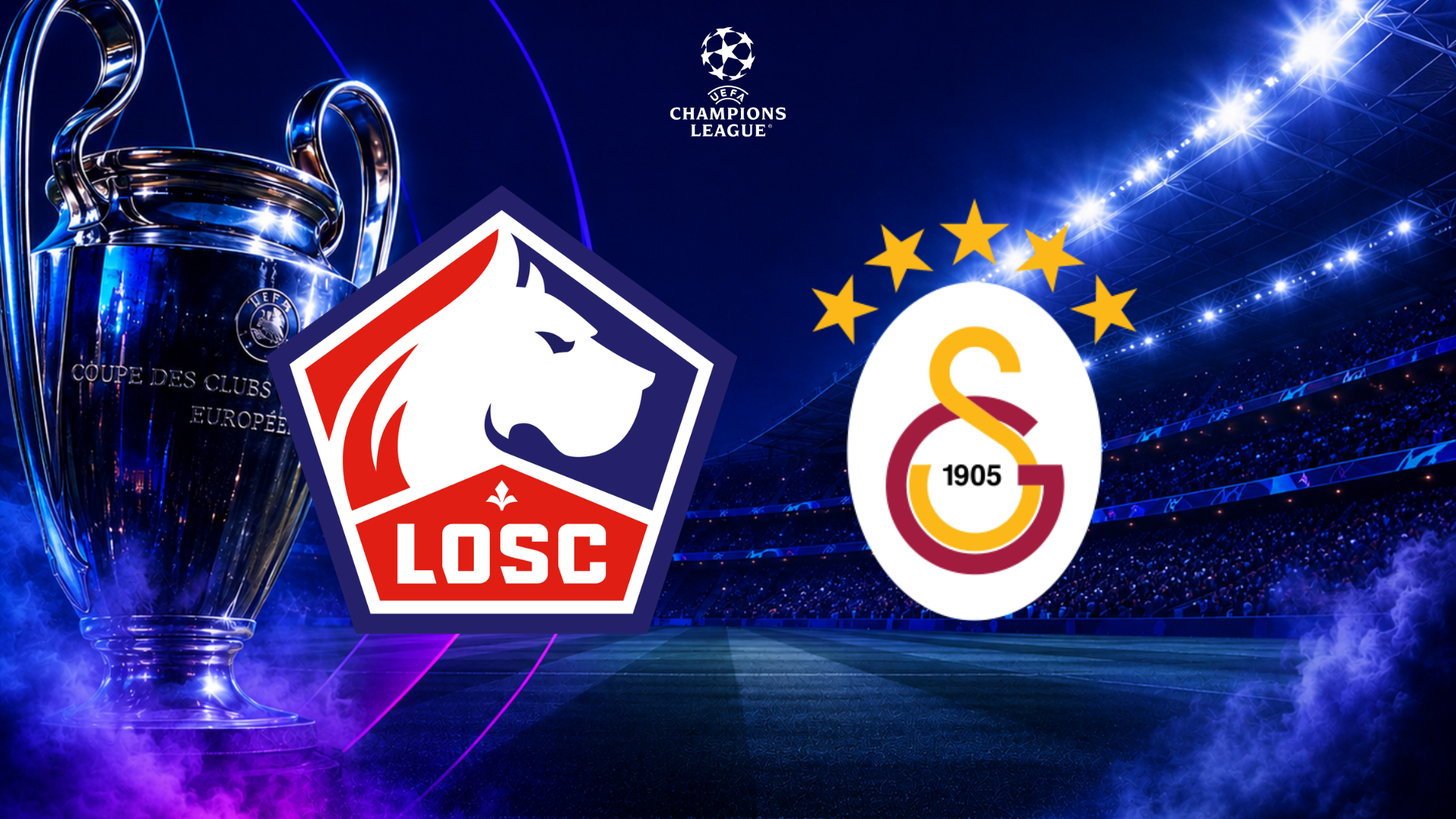 LOSC – GALATASARAY <br> MERCREDI 21 OCTOBRE