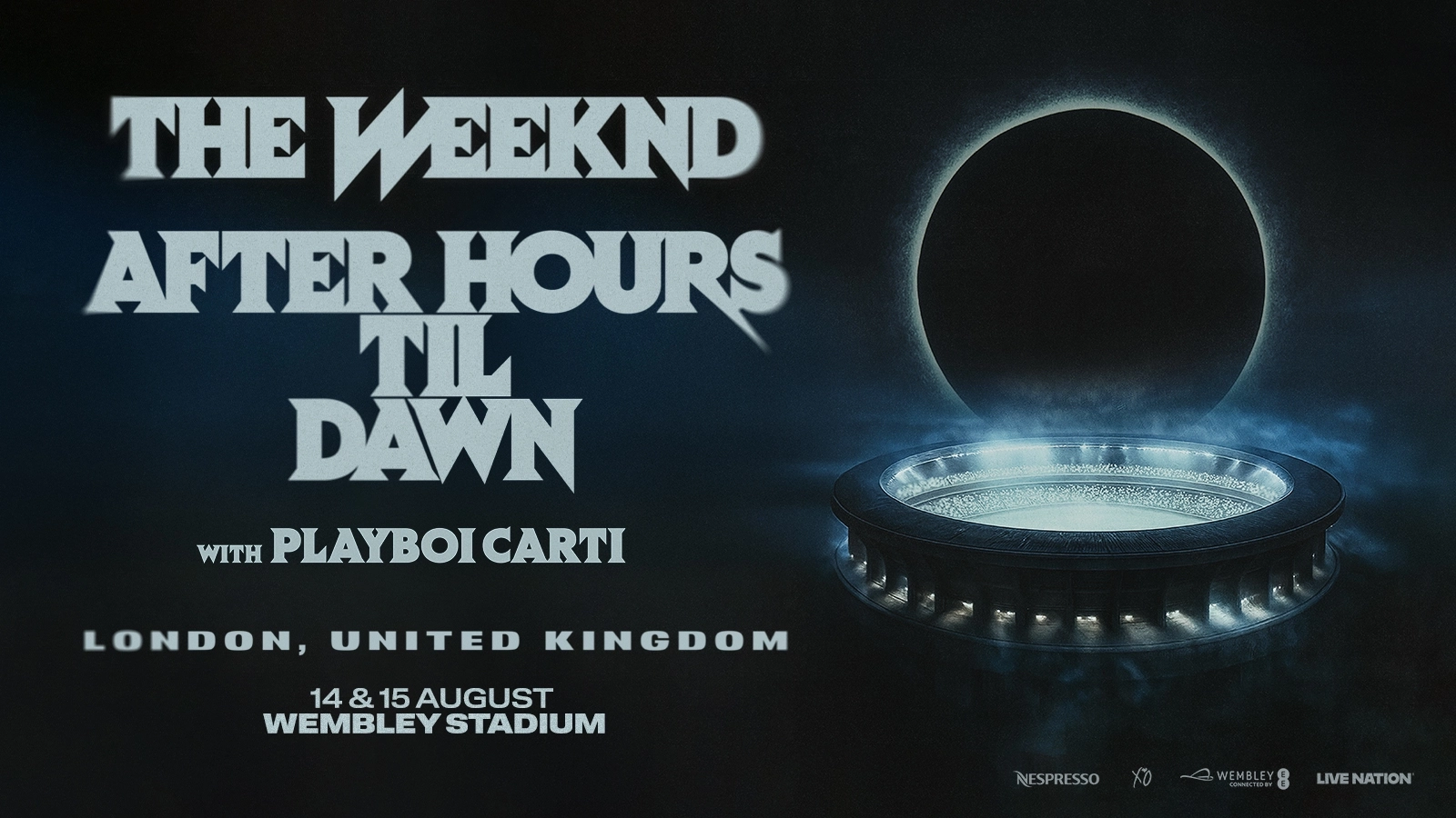 THE WEEKND WEMBLEY <br> MARDI 18 AOÛT